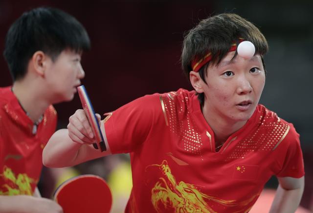 开云登录入口地址-国乒首次动用奥运P卡 王曼昱首秀助女团赢开门红